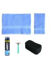 5 Parça Acemi-bedelli Ekonomik Banyo Ve Traş Askerlik Seti