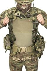 Çeçen Yeleği Silah Kılıflı MULTİCAM