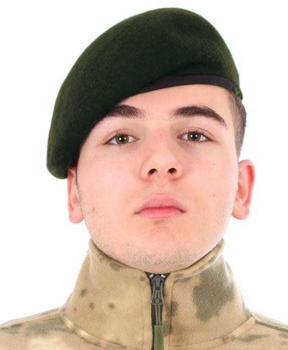 Single Sword Yün Askeri Bere, Jandarma, Komando, Tankçı Beresi YEŞİL - 62