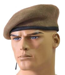 Single Sword Yün Askeri Bere, Jandarma, Komando, Tankçı Beresi SİYAH - 62