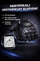 PRO BIKER DARBELİ YARIM PARMAK BEDENLİ SİYAH - L