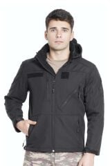 Çapraz Cepli Askeri Tactical Softshell Polar Mont