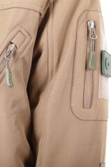 Çapraz Cepli Askeri Tactical Softshell Polar Mont BEJ - S