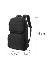 Single Sword 50L Ekonomik Outdoor Taktik Sırt Çantası, Siyah