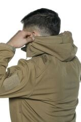 Single Sword Su ve Rüzgar Geçirmez Tactical Softshell Mont SİYAH - 3XL