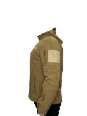 Single Sword Su ve Rüzgar Geçirmez Tactical Softshell Mont BEJ - S