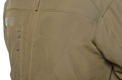 Single Sword Su ve Rüzgar Geçirmez Tactical Softshell Mont BEJ - S