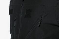 Single Sword Su ve Rüzgar Geçirmez Tactical Softshell Mont SİYAH - 3XL