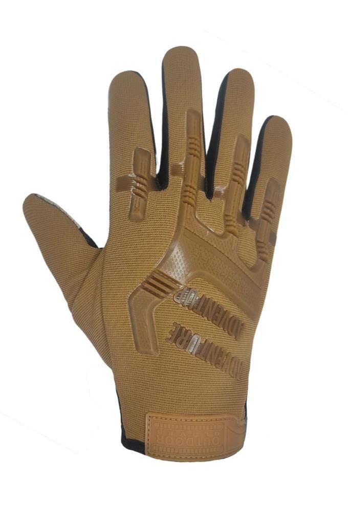 Adventure Tam Parmak Dokunmatik Özellikli Eldiven BEJ - XL