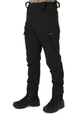 High Mountain Su Geçirmez Softshell Erkek & Kadın Outdoor Taktik Pantolon SİYAH - XS