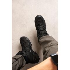 SS611 Su Geçirmez Kısa Bağcıklı Taktik Polis botu SİYAH - 47