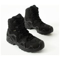 SS611 Su Geçirmez Kısa Bağcıklı Taktik Polis botu SİYAH - 47