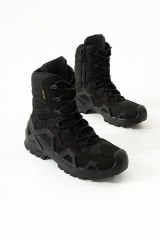 SS602 Fermuarlı/bağcıklı Taktik/outdoor Unisex Kışlık Polis Siyah Bot