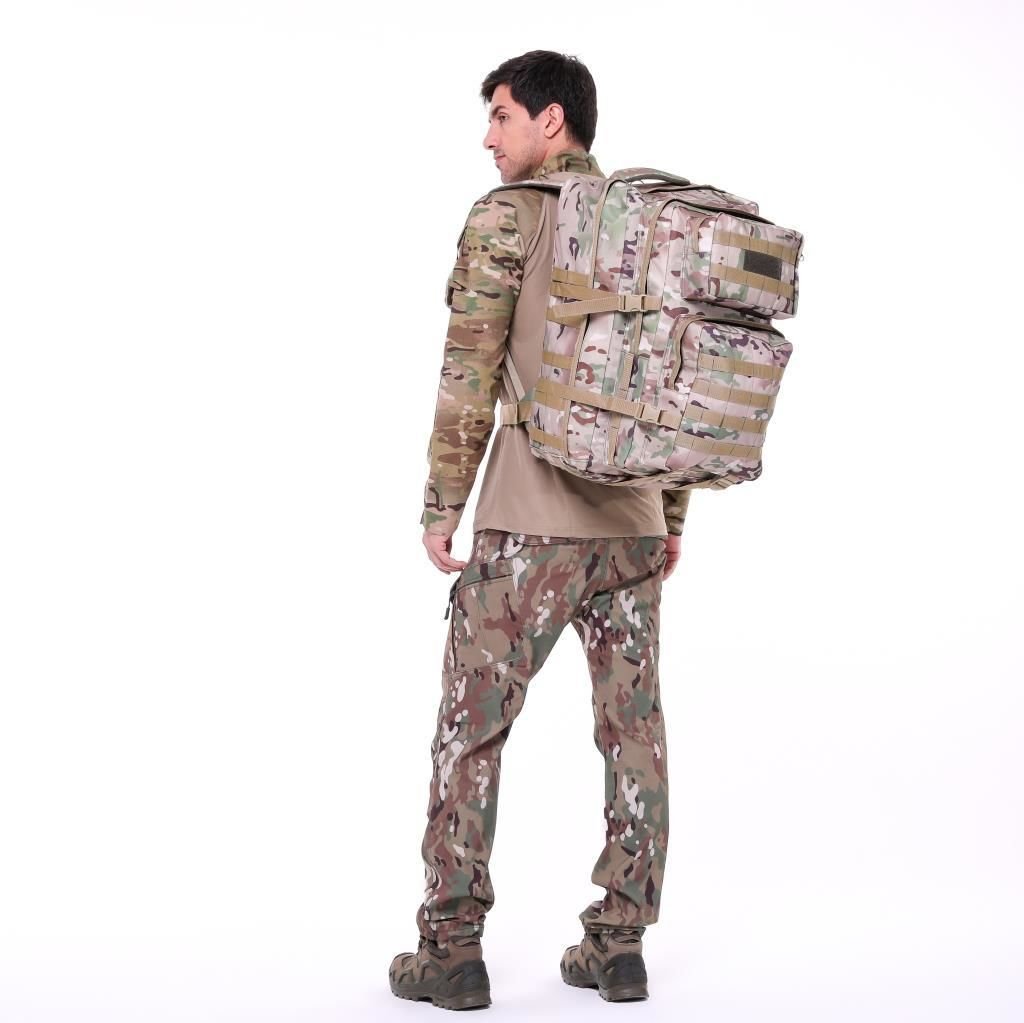 Single Sword 60 L Su Geçirmez Outdoor Taktik Dağcı&Kamp Çantası MULTİCAM