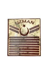 Single Sword Jandarma Eğitim Plastik Rütbe UZM.ÇVŞ.8