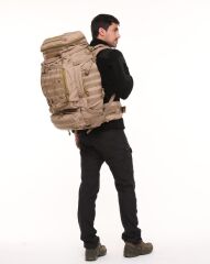 Single Sword Premium Kalite 100+10L Su Geçirmez Outdoor Sırt Çantası SİYAH