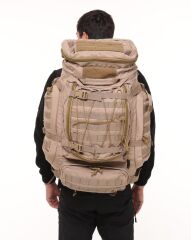 Single Sword Premium Kalite 100+10L Su Geçirmez Outdoor Sırt Çantası BEJ