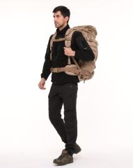 Single Sword Premium Kalite 100+10L Su Geçirmez Outdoor Sırt Çantası BEJ