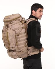 Single Sword Premium Kalite 100+10L Su Geçirmez Outdoor Sırt Çantası BEJ