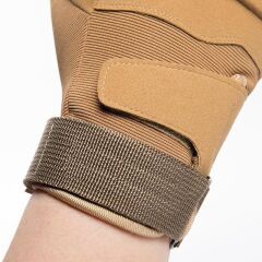 Taktik Tam Parmak Dokunmatik Eldiven-Motosiklet-Bisiklet-Spor-Outdoor-Eldiven BEJ - XL