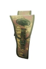 Single Sword Kamuflaj Desenli Deri ve Nakış Seçenekli Sessiz Tabanca Kılıfı NAKIŞ - TSK