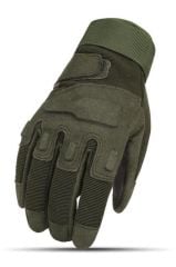 Taktik Tam Parmak Dokunmatik Eldiven-Motosiklet-Bisiklet-Spor-Outdoor-Eldiven HAKİ - L