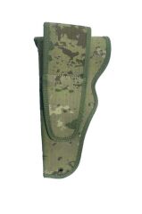 Single Sword Kamuflaj Desenli Deri ve Nakış Seçenekli Sessiz Tabanca Kılıfı NAKIŞ - Y.TSK