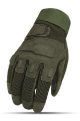 Taktik Tam Parmak Dokunmatik Eldiven-Motosiklet-Bisiklet-Spor-Outdoor-Eldiven HAKİ - XL