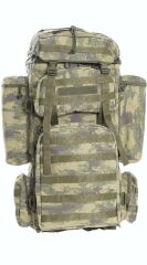 Single Sword 100+10L Su Geçirmez Outdoor Taktik Kamp Çantası MULTİCAM