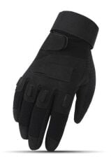 Taktik Tam Parmak Dokunmatik Eldiven-Motosiklet-Bisiklet-Spor-Outdoor-Eldiven SİYAH - M