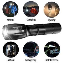 Single Sword Şarjlı Su Geçirmez El Feneri - Metal Gövde Ultra Yüksek Parlak