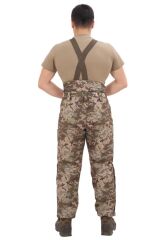 Single Sword Su Geçirmez Kışlık Softshell Mont&Pantolon Salopet Takım