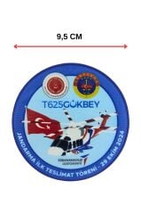 asT625 Gökbey Plastik Cırtlı Arma Patch 9,5 cm