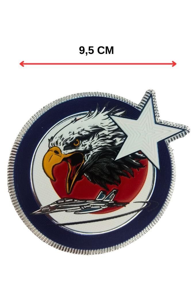 Anadolu Kartalları Plastik Kabartmalı Cırtlı Arma Patch 9.5 cm