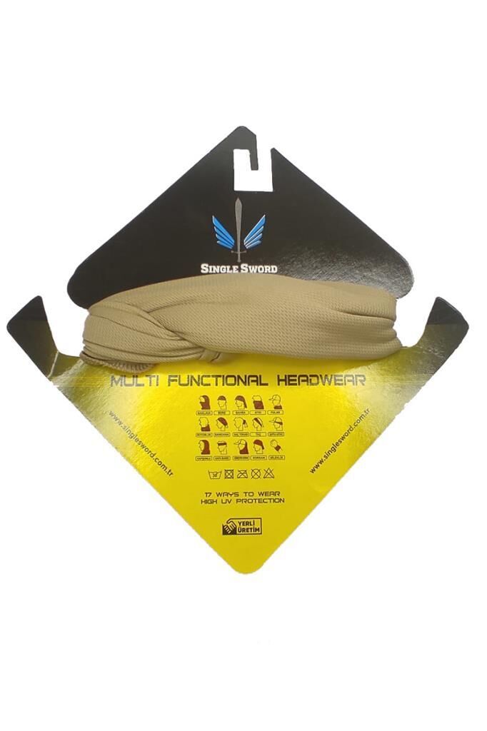 Single Sword 17 Farklı Şekilde Kullanılabilen Taktik Bandana Kadın&Erkek Buff Boyunluk