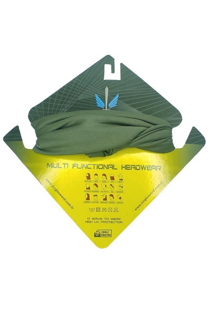 Single Sword 17 Farklı Şekilde Kullanılabilen Taktik Bandana Kadın&Erkek Buff Boyunluk HAKİ