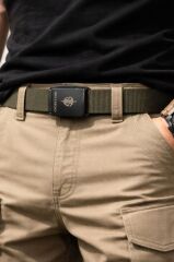 SS Tactical Askeri Kemer | Metal Tokalı Outdoor & Taktik Bel Kemeri SİYAH