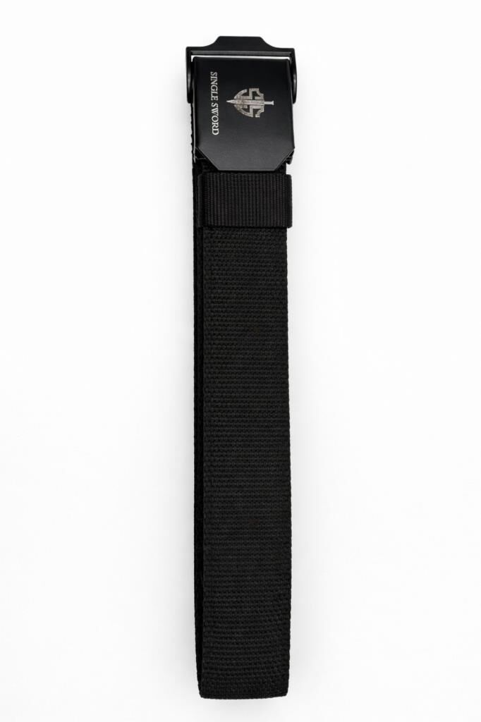 SS Tactical Askeri Kemer | Metal Tokalı Outdoor & Taktik Bel Kemeri SİYAH