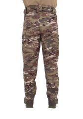 Single Sword Outdoor Softshell Su&Rüzgar  Geçirmez Taktik Erkek Pantolon (İçi Polarlı) MULTİCAM - M