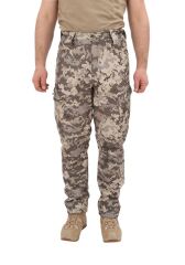 Single Sword Outdoor Softshell Su&Rüzgar  Geçirmez Taktik Erkek Pantolon (İçi Polarlı) PİKSEL - XL