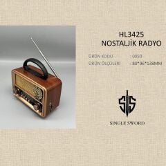Single Sword Nostajik Radyo HL3425