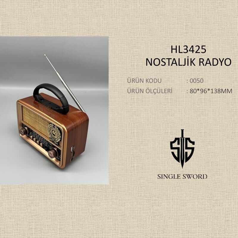 Single Sword Nostajik Radyo HL3425