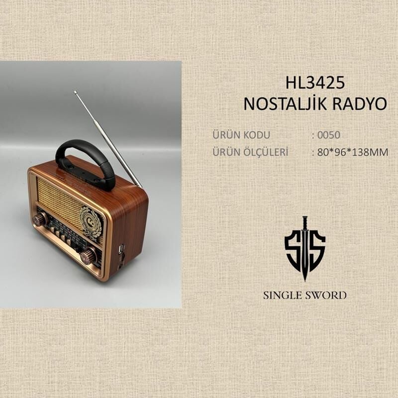Single Sword Nostajik Radyo HL3425