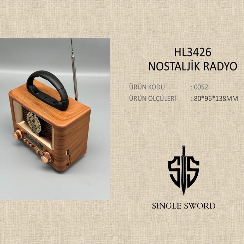 Single Sword Nostajik Radyo HL3426