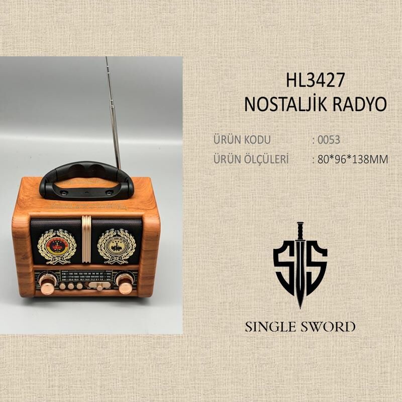 Single Sword Nostajik Radyo HL3427