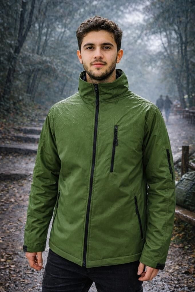 Single Sword Taktik Outdoor Softshell Yağmurluk Mont – Suya Dayanıklı, Kapüşonsuz Haki HAKİ - 3XL