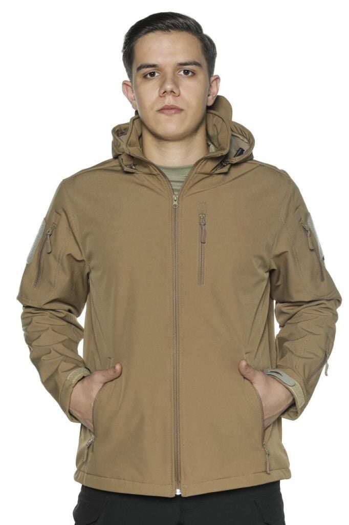 Single Sword Su Geçirmez Outdoor Softshell Taktik Erkek Mont