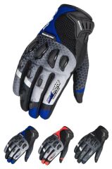 Madmotor MT-21 Protection Taktik Motosiklet Eldiveni Dokunmatik Kaymaz Korumalı Erkek Eldiveni XL - MAVİ