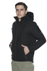 Single Sword Su Geçirmez Outdoor Softshell Taktik Erkek Mont SİYAH - M
