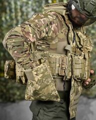 Single Sword Balistik Plaka Takılabilir Yan Korumalı Sırt Çantalı İlk Yardım Çantalı Hücum Yeleği WOODLAND